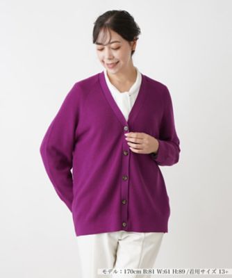 ＜Leilian plus house (Women/大きいサイズ)＞カーディガン【Ｌｅｉｌｉａｎ　ＷＨＩＴＥ　ＬＡＢＥＬ】