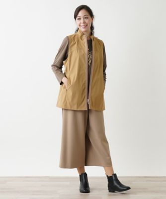 美品レリアン　プラスハウス　春夏ベスト　ネイビー ベスト | Leilian plus house (Women/大きいサイズ)/レリアン