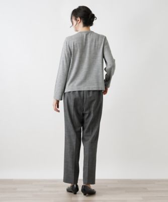 店舗人気】きれいめストレッチパンツ【Leilian