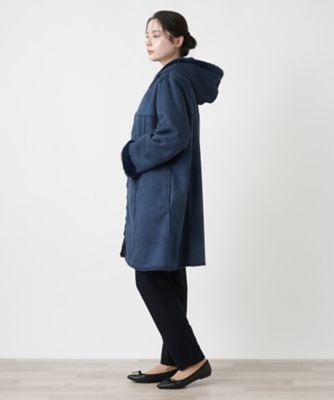 店舗人気】フーデッドコート【Leilian WHITE LABEL