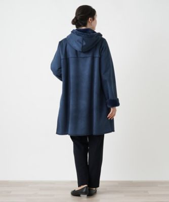 店舗人気】フーデッドコート【Leilian WHITE LABEL