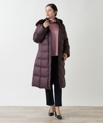 【値下げ】Leilian レリアン ピンク ロングダウンコート 値下げ】Leilian レリアン ピンク ロングダウンコート
