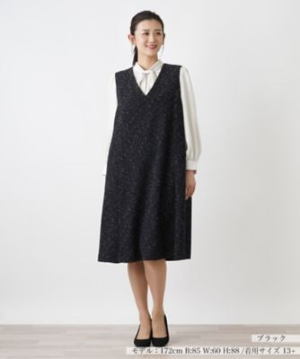 特別オファー ジャンパースカート【Leilian WHITE LABEL ワンピース
