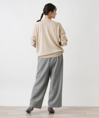 ローズ柄ニット【ＲＯＣＨＡＳ　Ｐｒｅｍｉｅｒｅ】
