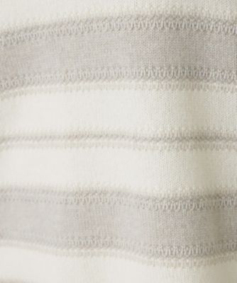 ボーダークルーネックニット【ＲＯＣＨＡＳ　Ｐｒｅｍｉｅｒｅ】