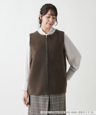 ＜Leilian plus house (Women/大きいサイズ)＞ベスト【ＲＯＣＨＡＳ　Ｐｒｅｍｉｅｒｅ】