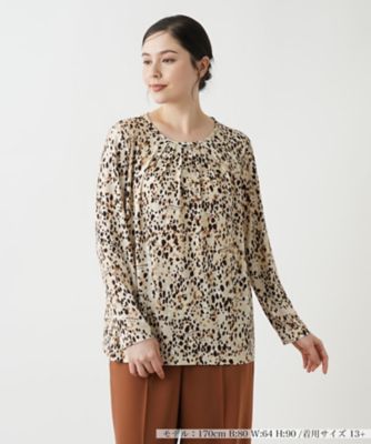 ＜Leilian plus house (Women/大きいサイズ)＞カットソー【ＲＯＣＨＡＳ　Ｐｒｅｍｉｅｒｅ】