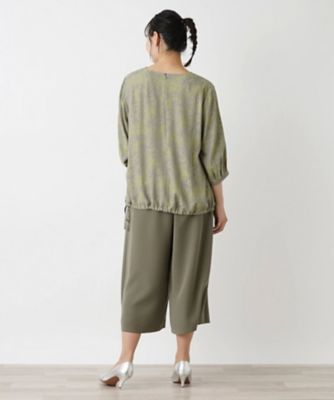 七分袖プルオーバーブラウス【ＴＨＥ　ＮＥＷ】