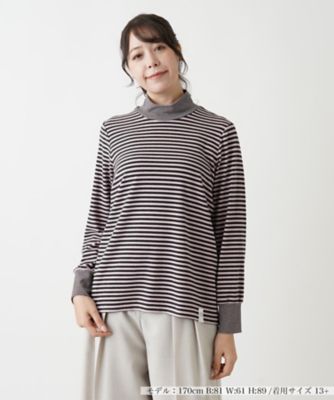 ＜Leilian plus house (Women/大きいサイズ)＞カットソー【ＭＵＳＥ　ＢＹ　ＲＯＣＨＡＳ　Ｐｒｅｍｉｅｒｅ】