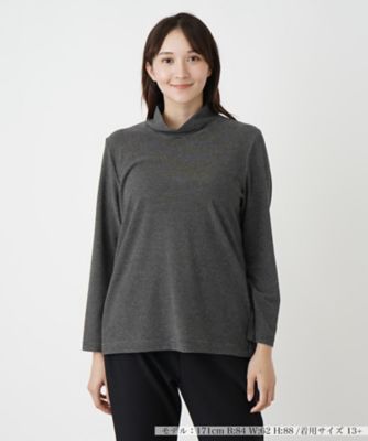 店舗人気】ハイネックボーダーカットソー【プラス企画】 | Leilian