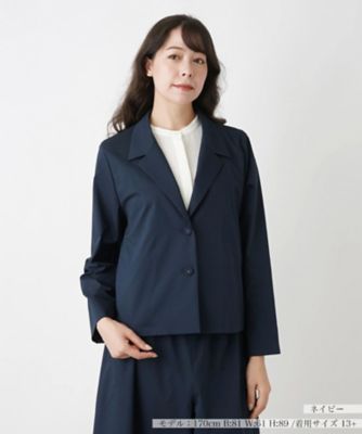 ＜Leilian plus house (Women/大きいサイズ)＞クルミボタンブレザー【Ｌｅｉｌｉａｎ　ＷＨＩＴＥ　ＬＡＢＥＬ】