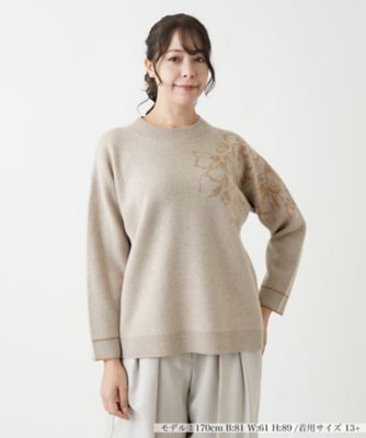 ＜Leilian plus house (Women/大きいサイズ)＞セーター【ＨＡＮＤ】