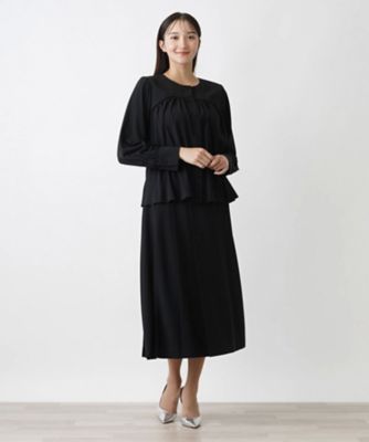 大きいサイズ！レリアンプラスハウス ノーカラーブラウス ノーカラーブラウス | Leilian plus house (Women/大きいサイズ