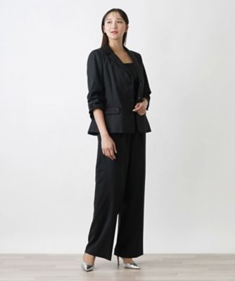 バックペプラムブレザー
