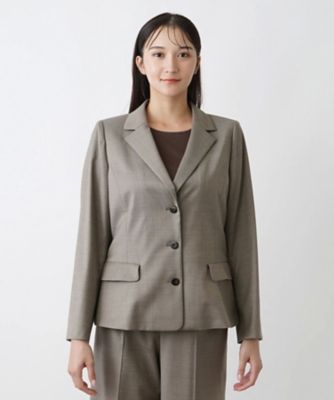 バックペプラムブレザー