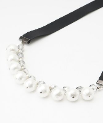 ＜Leilian plus house (Women/大きいサイズ)＞コットンパールネックレス