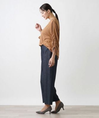シャーリングスリーブカットソー