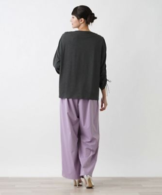 シャーリングスリーブカットソー