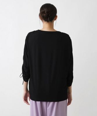 シャーリングスリーブカットソー