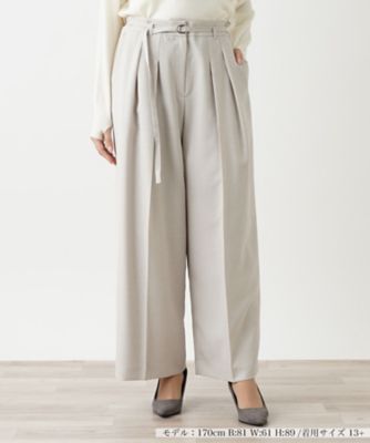 大きいサイズ！レリアンプラスハウス　ストレッチホワイトパンツ 大きいサイズ！レリアンプラスハウス ストレッチホワイトパンツ
