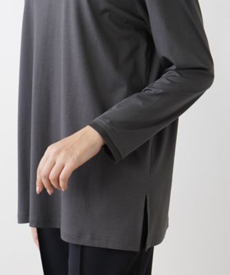 ハイネックロングカットソー