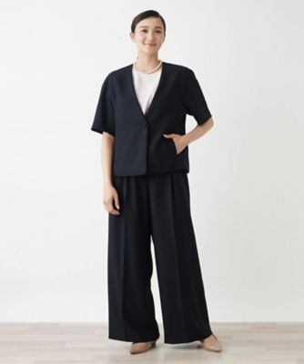 近年　13プラス　 レリアンプラスハウス ワイドパンツ ワイドパンツ【BOURGE】 | Leilian plus house (Women