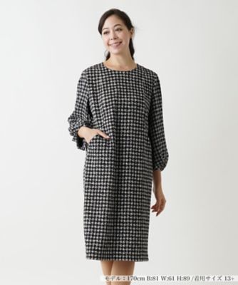 ＜Leilian plus house (Women/大きいサイズ)＞サックワンピース【プラス企画】