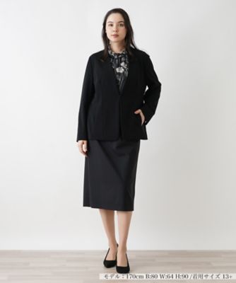 新品タグ付 leilian plus house レリアン ジャケット 大きい ジャケット | Leilian plus house (Women/大きいサイズ