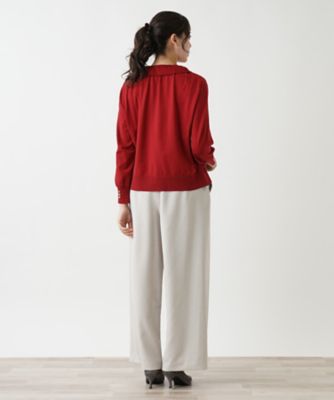 リボンニットプルオーバー【ＴＨＥ　ＮＥＷ】【Ｌｅｉｌｉａｎ　ＷＨＩＴＥ　ＬＡＢＥＬ】