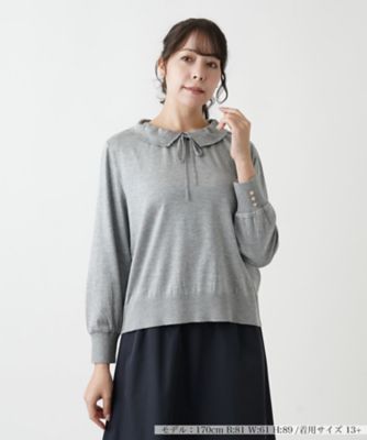 リボンニットプルオーバー【ＴＨＥ　ＮＥＷ】【Ｌｅｉｌｉａｎ　ＷＨＩＴＥ　ＬＡＢＥＬ】