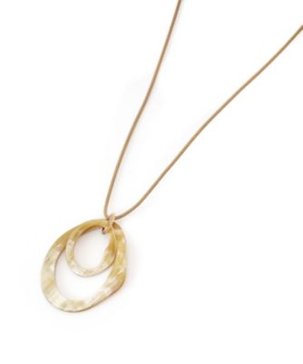 ＜Leilian plus house (Women/大きいサイズ)＞２フープペンダント