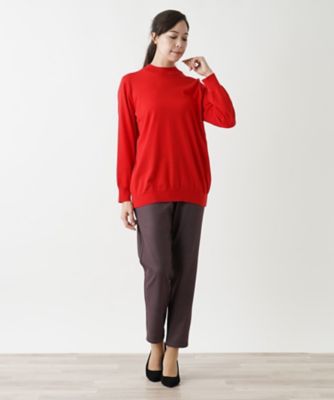 シルク混ハイネックセーター | Leilian plus house (Women