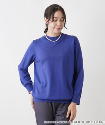 ＜Leilian plus house (Women/大きいサイズ)＞シルク混ハイネックセーター
