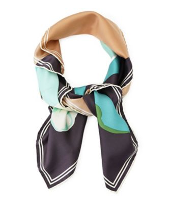 ＜Leilian plus house (Women/大きいサイズ)＞デザインスカーフ【ＢＯＵＲＧＥ】