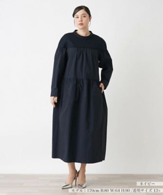 Leilian plus house (Women/大きいサイズ)/レリアン　プラスハウス ロングワンピース