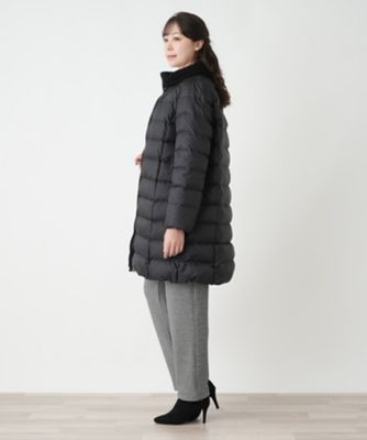 スタンドカラーダウンコート | Leilian plus house (Women