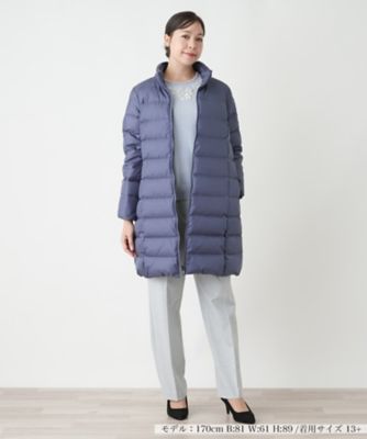 スタンドカラーダウンコート | Leilian plus house (Women