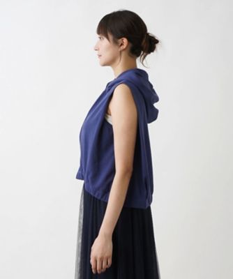 【美品】レリアン ◡̈ フードベスト　プラスハウス 店舗人気】フード切替ベスト | Leilian plus house (Women