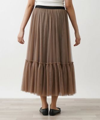 チュールスカート