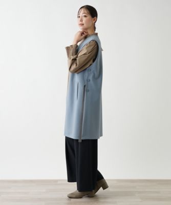 【美品】レリアン ◡̈ フードベスト　プラスハウス 店舗人気】フード切替ベスト | Leilian plus house (Women