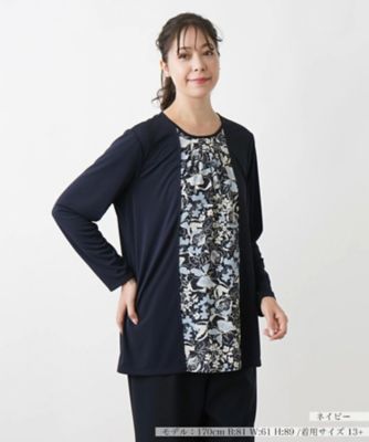 ＜Leilian plus house (Women/大きいサイズ)＞ブラウス【Ｌｅｉｌｉａｎ　ＷＨＩＴＥ　ＬＡＢＥＬ】