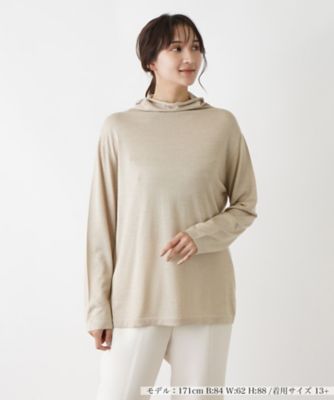 ＜Leilian plus house (Women/大きいサイズ)＞ハイネックカットソー