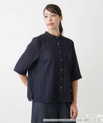 ＜Leilian plus house (Women/大きいサイズ)＞ブラウス【Ｌｅｉｌｉａｎ　ＷＨＩＴＥ　ＬＡＢＥＬ】