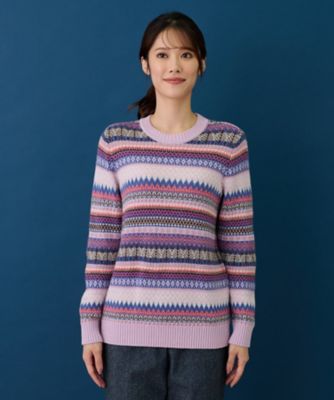 【店舗人気】ノルディック調ボーダーニット