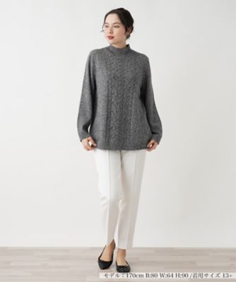 カシミヤハイネックニット【Ｌｅｉｌｉａｎ　ＷＨＩＴＥ　ＬＡＢＥＬ】【ＢＩＡＧＩＯＬＩ】