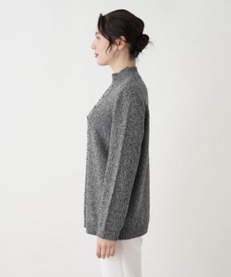カシミヤハイネックニット【Ｌｅｉｌｉａｎ　ＷＨＩＴＥ　ＬＡＢＥＬ】【ＢＩＡＧＩＯＬＩ】
