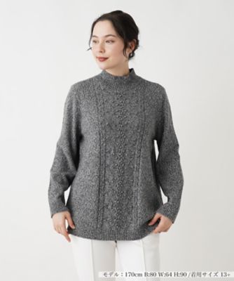 カシミヤハイネックニット【Ｌｅｉｌｉａｎ　ＷＨＩＴＥ　ＬＡＢＥＬ】【ＢＩＡＧＩＯＬＩ】