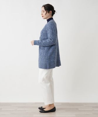 カシミヤ混ニットカーディガン【Ｌｅｉｌｉａｎ　ＷＨＩＴＥ　ＬＡＢＥＬ】【ＢＩＡＧＩＯＬＩ】