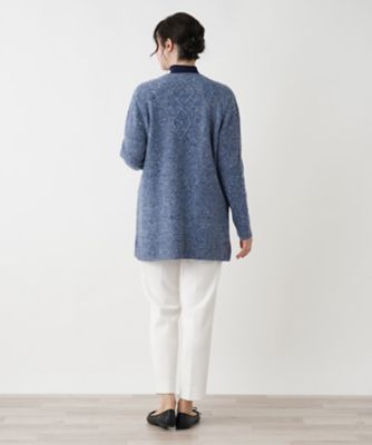 カシミヤ混ニットカーディガン【Ｌｅｉｌｉａｎ　ＷＨＩＴＥ　ＬＡＢＥＬ】【ＢＩＡＧＩＯＬＩ】