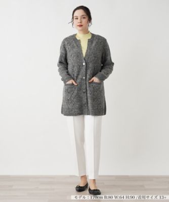 カシミヤ混ニットカーディガン【Ｌｅｉｌｉａｎ　ＷＨＩＴＥ　ＬＡＢＥＬ】【ＢＩＡＧＩＯＬＩ】